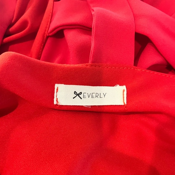 Everly GAMEDAY MINIDRESS Preowned/Like New Red Size L - Picture 3 of 4